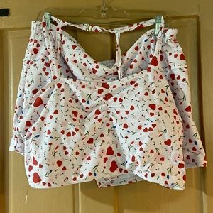 Two piece plus size bathing suit